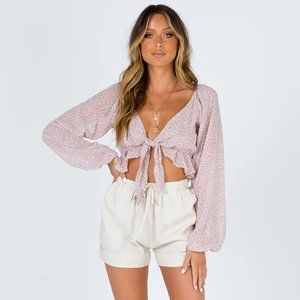Princess Polly Neima Top in Dusty Pink
